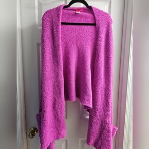 Lilly Pulitzer Wild Fuchsia Teddy Wrap – One Size